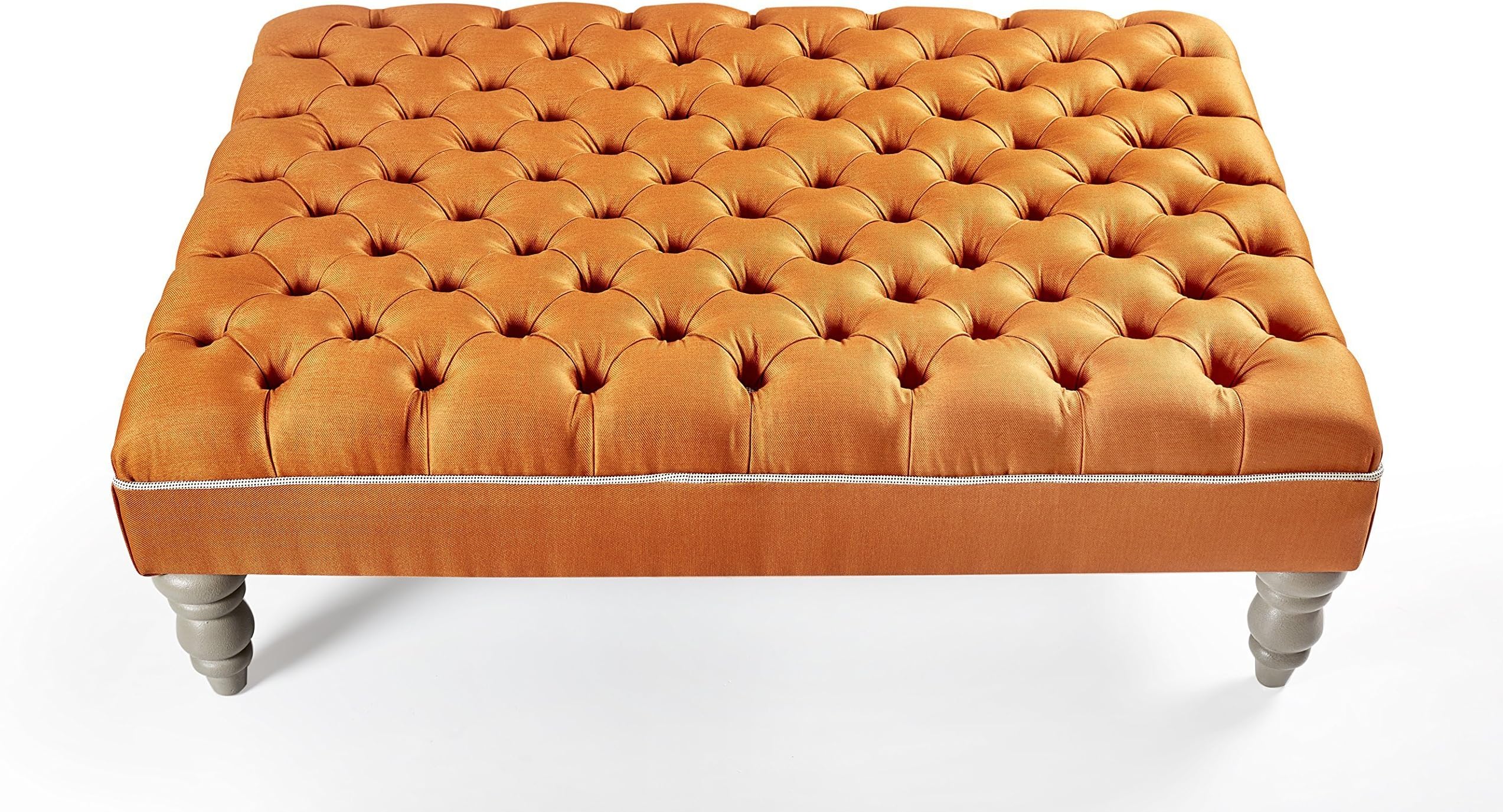 Deep Buttoned Footstool