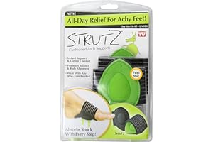 Strutz Cushioned Arch Supports, Green, 2 Count