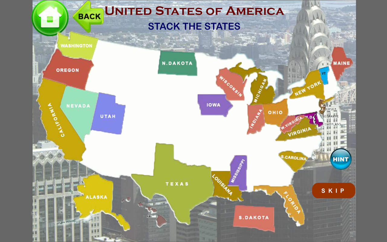 Learn United States of America Capitals Flags Map Puzzles Quiz History Details [Download] - Thumbnail 5