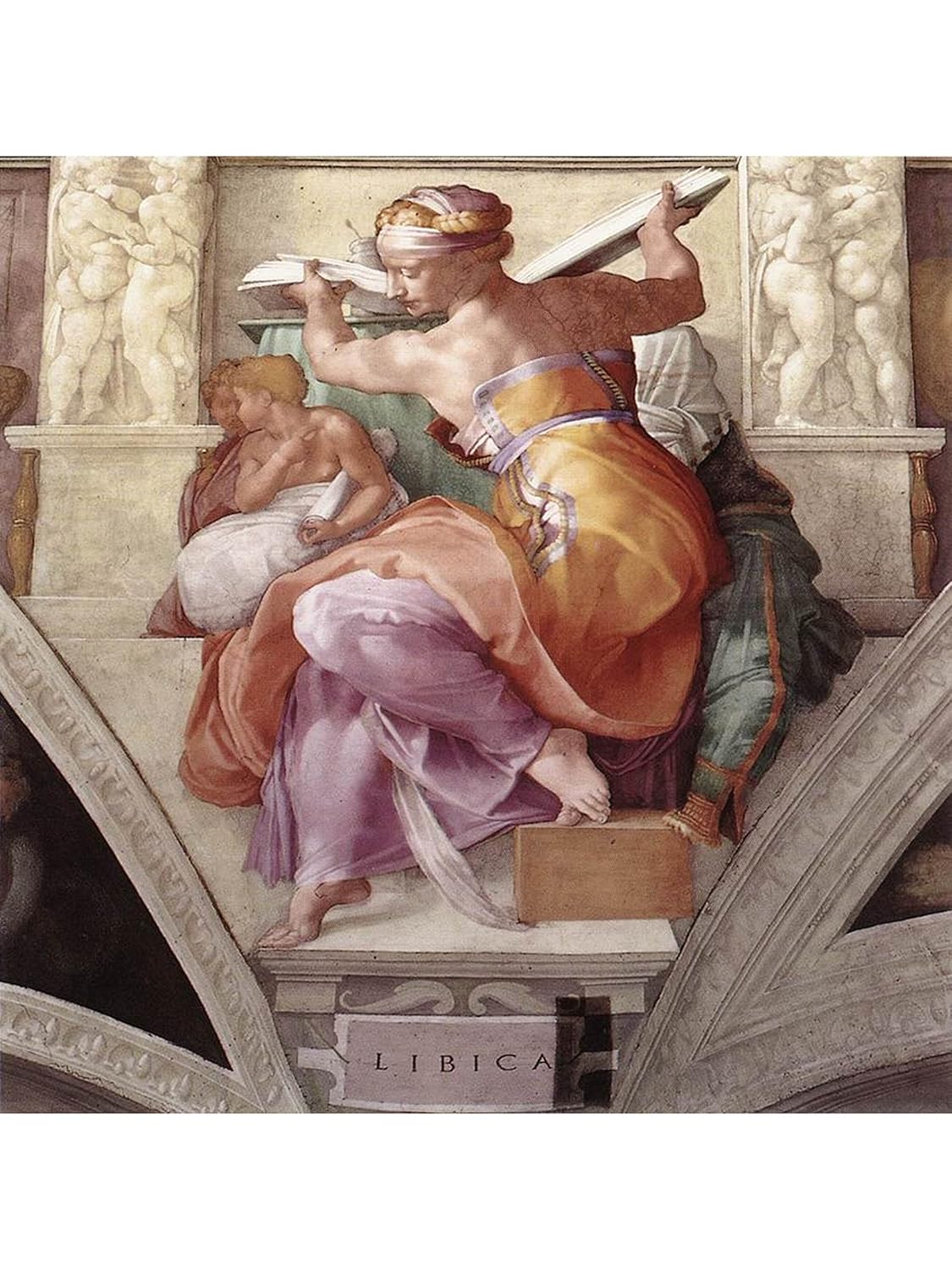 Amazon Com Sistine Chapel Ceiling Libyan Sibyl By Michelangelo