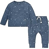 Modern Moments by Gerber baby-boys Hacci Pants Set With Kanga Pocket