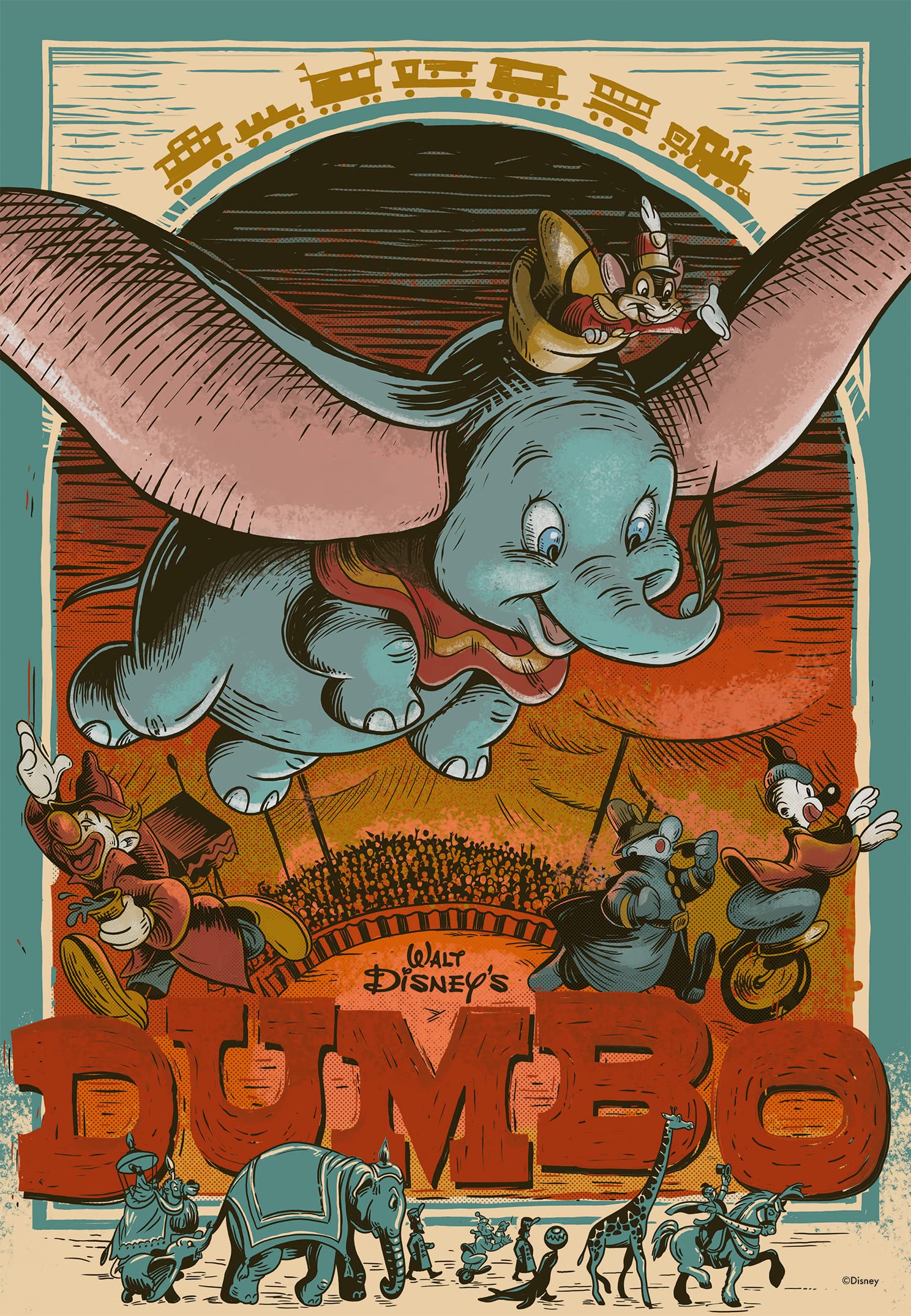 Ravensburger Puzzle 13370 - Dumbo - 300 Teile Disney Puzzle für Erwachsene und Kinder ab 8 Jahren 2