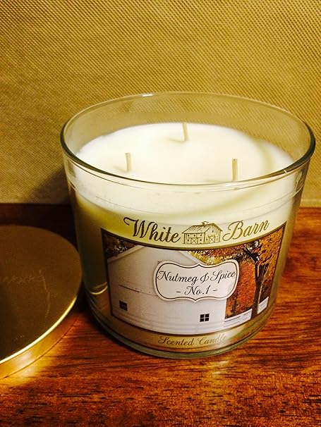 Bath Body Works No 1 Nutmeg Spice Candle 3 Wick 14 5 Oz By