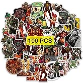 Pounchi Retro Game Stickers (100 Pcs) Cartoon Video Game PVC Sticker, Gifts for Laptop Water Bottle Skateboard Party Supplies Decorations Teens Kids