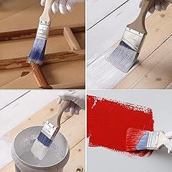 Bates- Paint Brushes, 6 Pack, Treated Wood