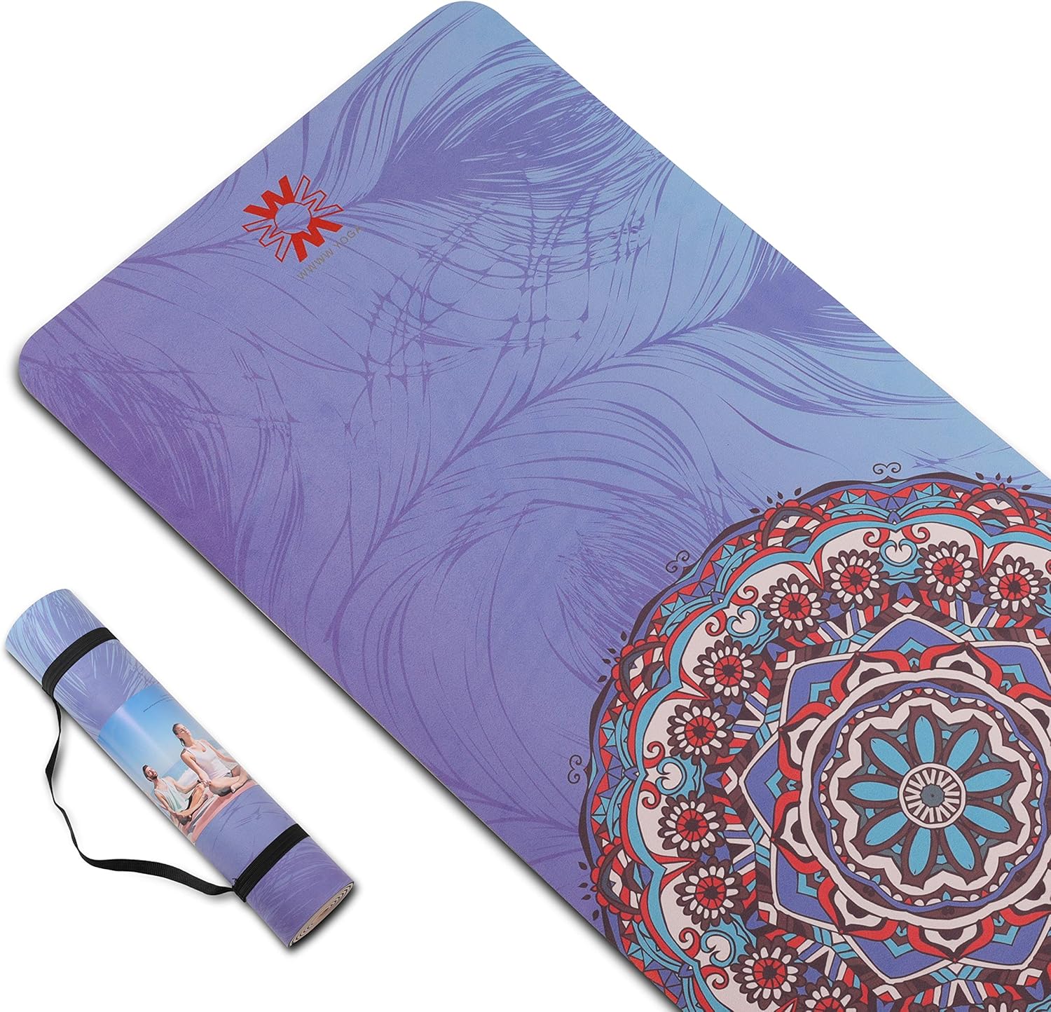 suede yoga mat
