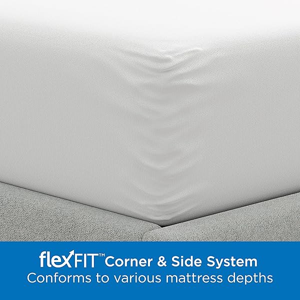 ALLEREASE WATERPROOF MATTRESS PROTECTOR, MAXIMUM ALLERGY MATTRESS PROTECTOR, TWIN MATTRESS COVER