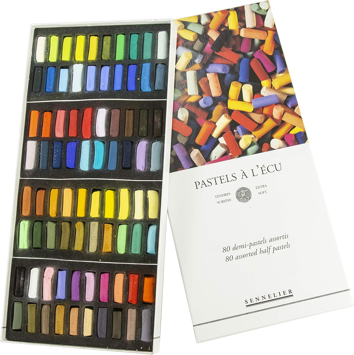 Sennelier Pastels Soft Half ST PKG, 80 Count (Pack of 1), multicolor - Image 4
