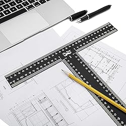 Mr. Pen - T Square, T Ruler, 45 cm, Metal, T Square