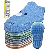 Simply Kids Baby Non-Slip Ankle Socks – Superior Grip, Soft Cotton, for Active Toddler Girls & Boys (Ages 0-7)