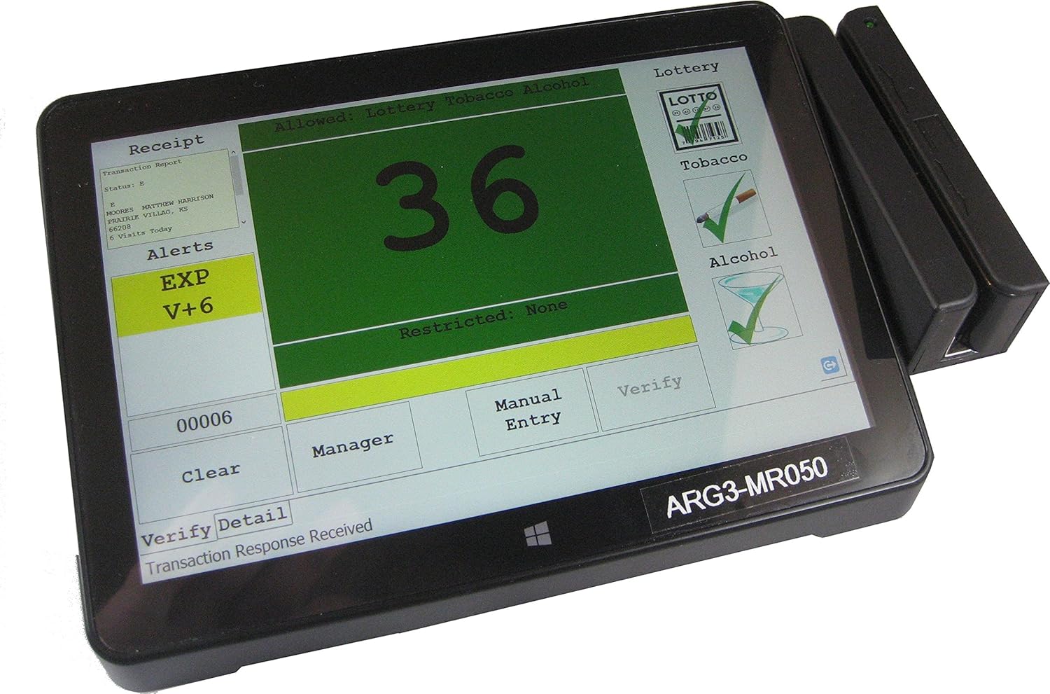 Age Verification Scanner and Exclusive from AcuteScan LLC Strip ONLY