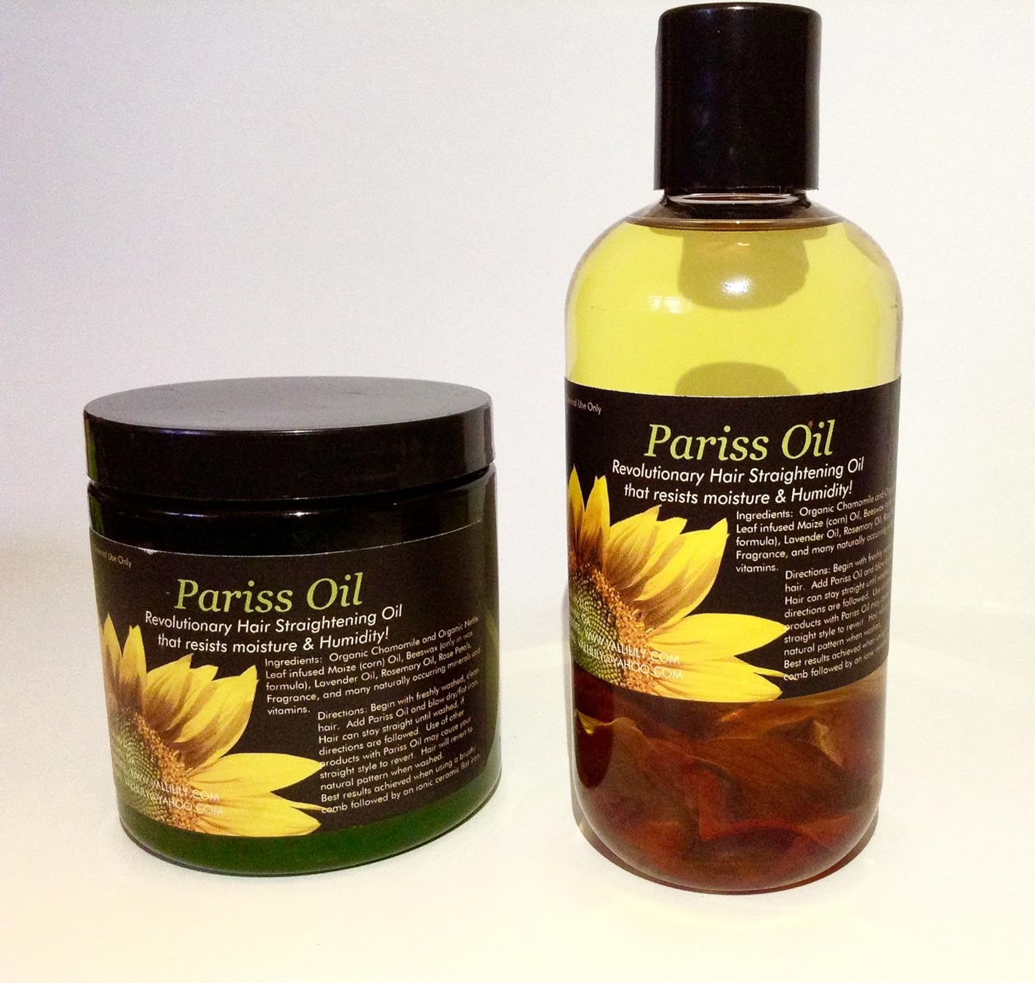 Buy Pariss Oil All Natural Straightening Humidity Resistant Hair