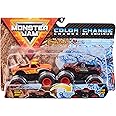 Monster Jam, Official El Toro Loco vs. Northern Nightmare Color-Changing Die-Cast Monster Trucks, 1:64 Scale