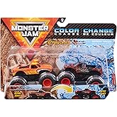 Monster Jam, Official El Toro Loco vs. Northern Nightmare Color-Changing Die-Cast Monster Trucks, 1:64 Scale