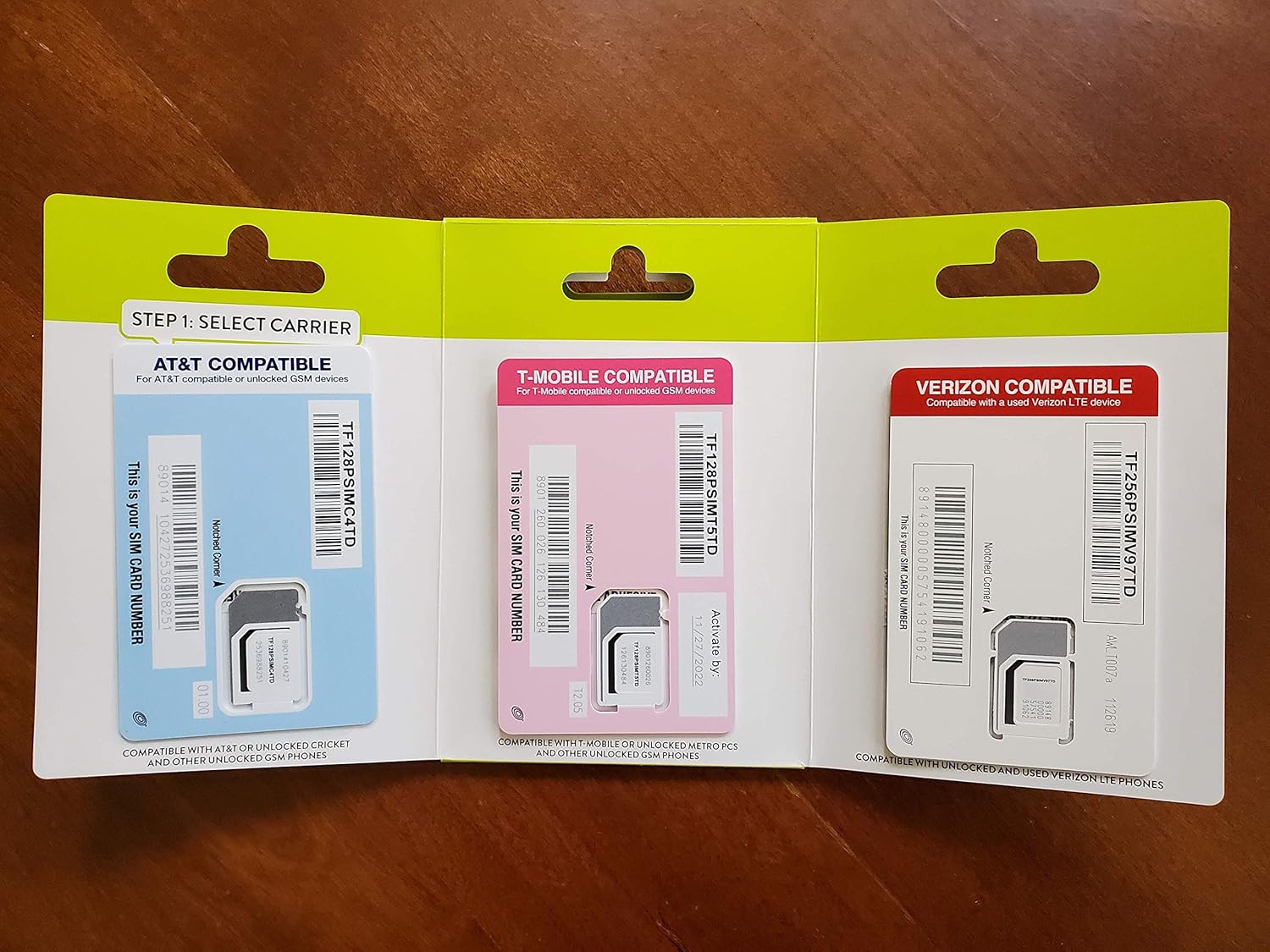 Straight Talk Bring Your Own Phone Universal SIM Card Pack - Verizon, AT&T, T-Mobile, Tri-Punch Bundle Kit