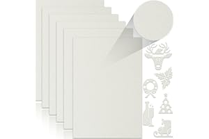 Twavang 24 Sheets White Glitter Cardstock Paper, A4 Premium Sparkly Paper for Scrapbook, DIY Projects, Party Decoration, Gift Box Wrapping 250GSM/92lb