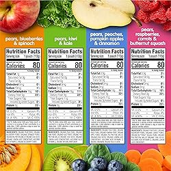 Happy Tot Organics Super Morning Variety Pack, 4