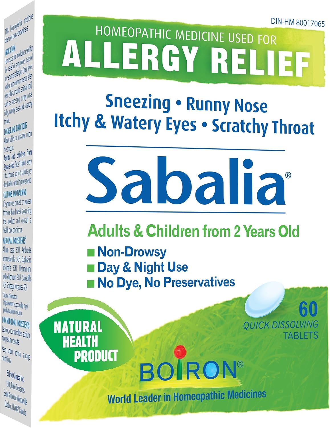 Boiron Sabalia, 60 Tablets, Homeopathic Medicine for