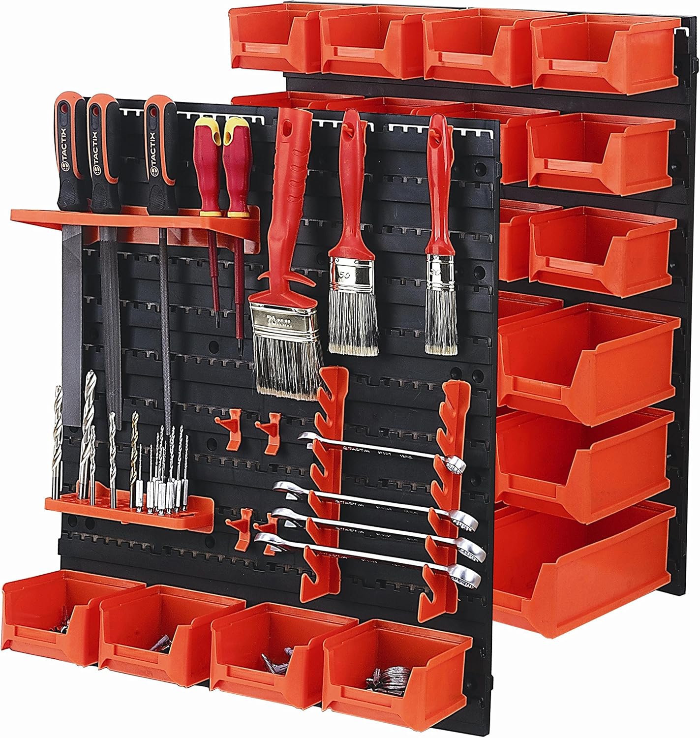 Tactix Tool Wall Storage/Wall Rack, Organiser System for Home