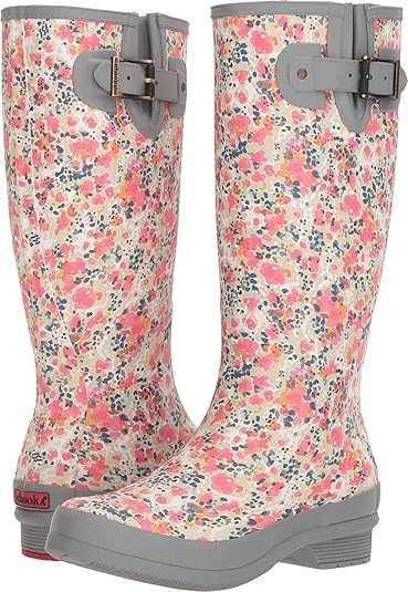 womens floral rain boots