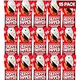 SkinnyDipped Dark Chocolate Peppermint Covered Almonds, Healthy Snack, Plant Protein, Gluten Free, 1.2 Ounce (Pack of 15)