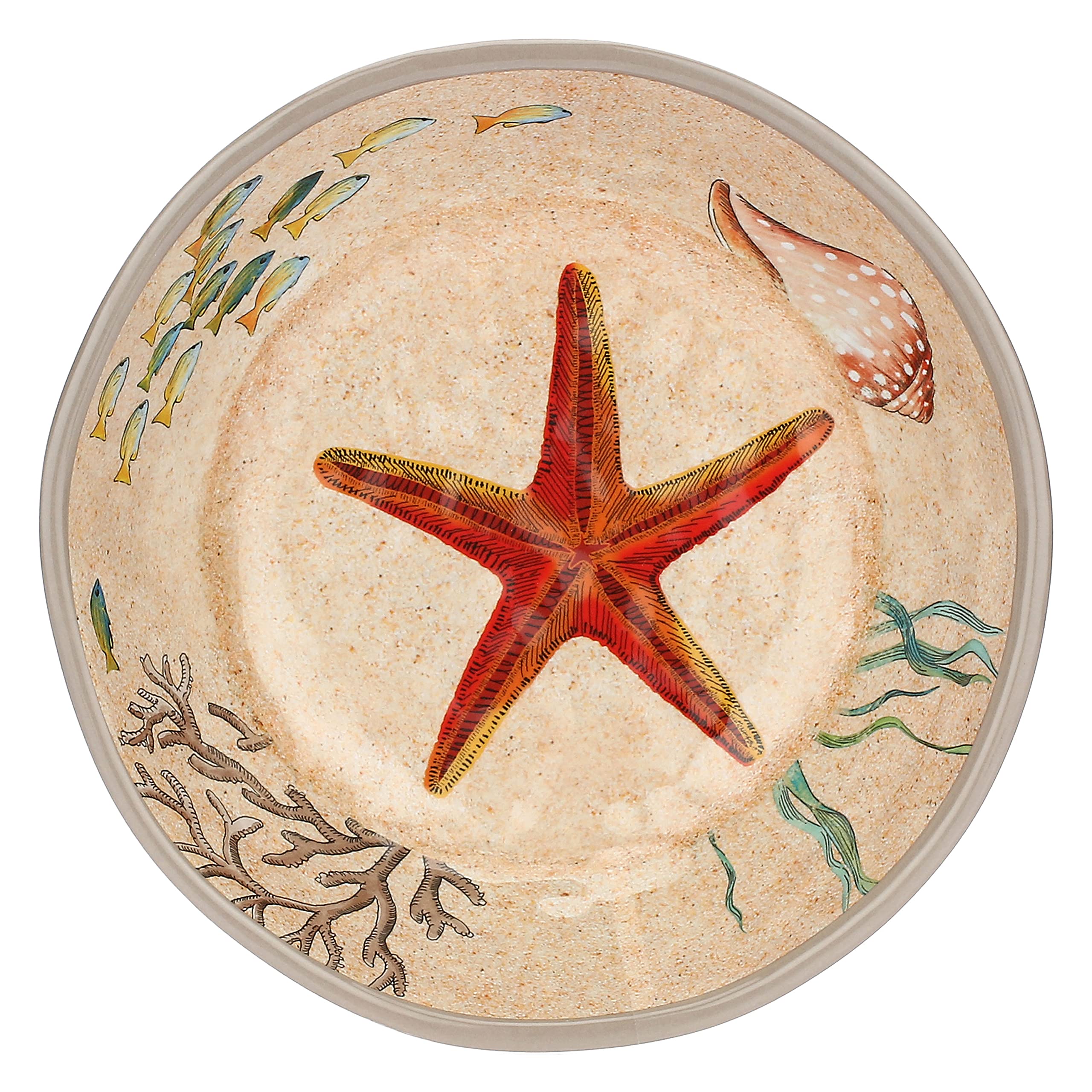 Sea Life Set 2 Soup Plates 100% Melamine 19,5 Cm in Gift Box