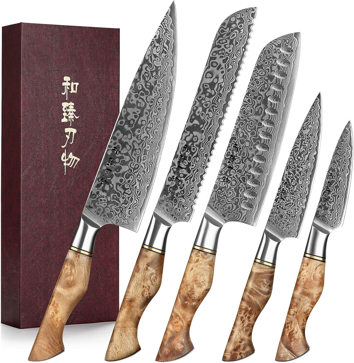 Luxury Japanese Knives from Hezhen