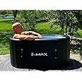 Fitmax Plunge Spa™ Portable Freestanding Cold Plunge and Heat Therapy Single Tub with Filter and Heat Pump Included for Health | Includes Heat Pump, Filter Pump, Spa Blower and Lockable Lid