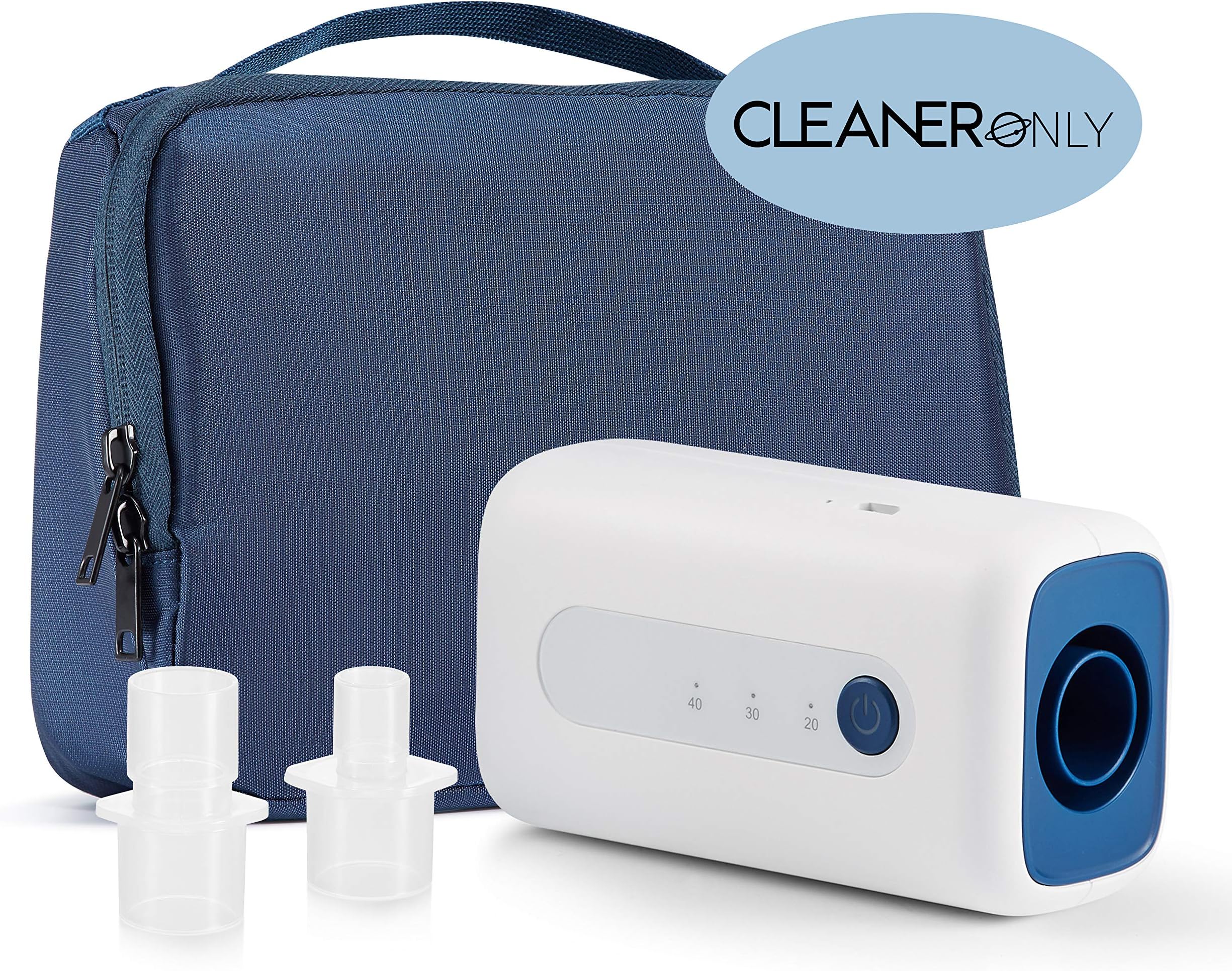 CleanerOnly Portable Cleaner and Sanitizer Includes Sanitizing Bag, Compatible Heated Hose Adapter and AirMini Adapter - Rechargeable Tube Cleaner