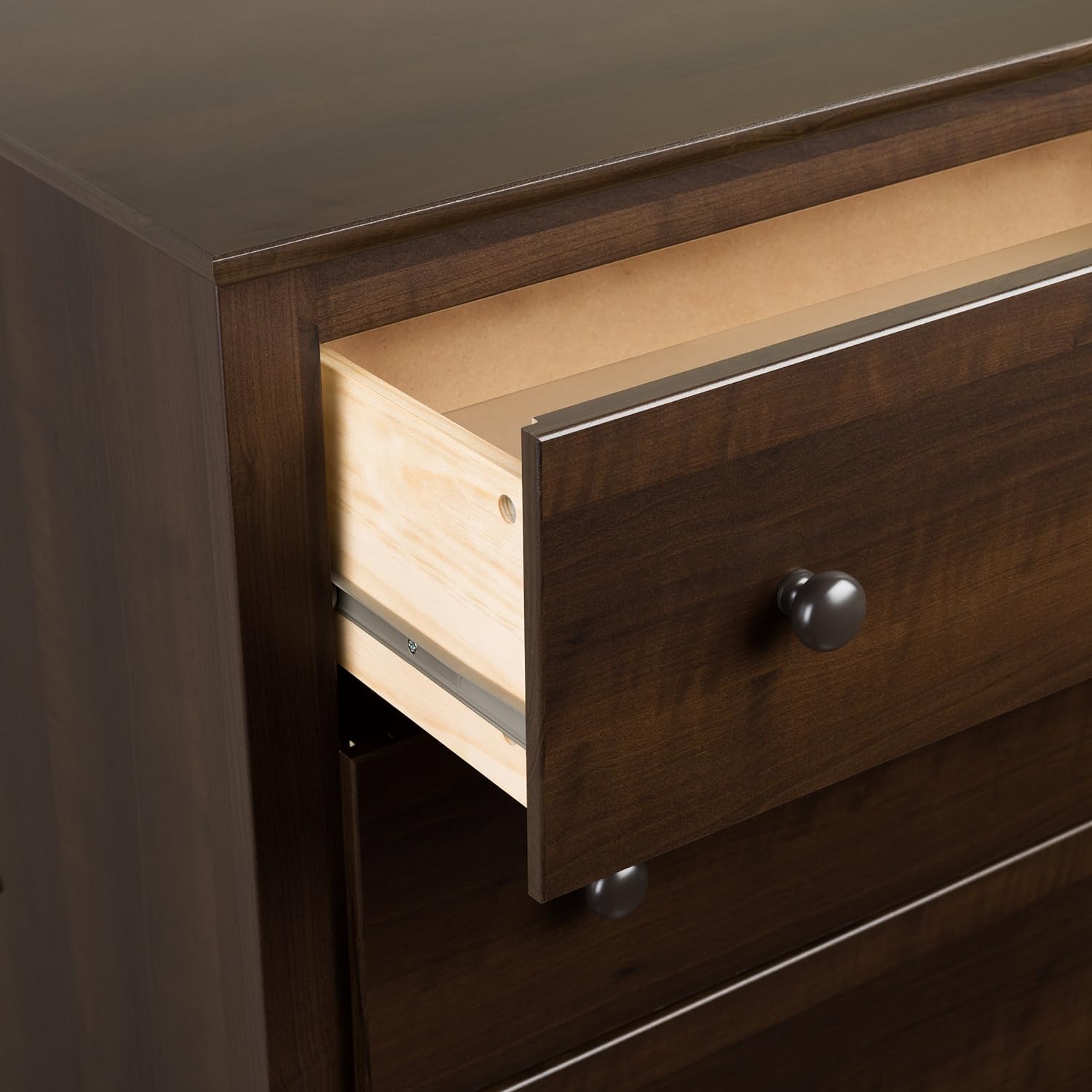 Prepac Fremont Nightstand, Tall 3-Drawer, Espresso: Furniture & Decor
