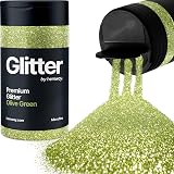 Hemway Olive Green Glitter Shaker 130g Microfine Resin Epoxy Crafts