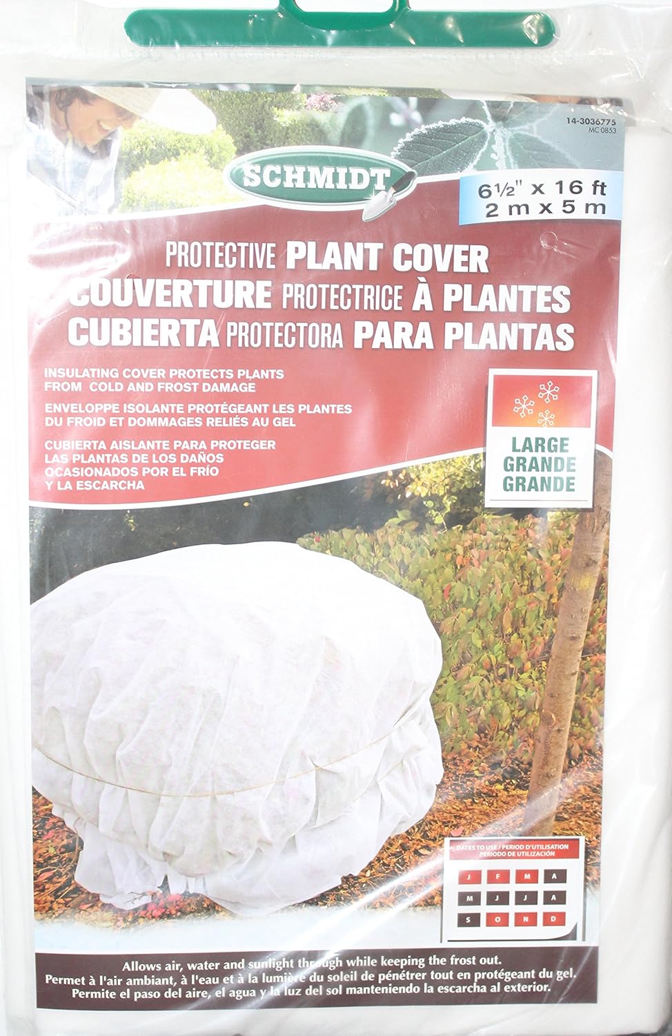 Protective Plant Cover (Large) 1pc 2m x 5m, Insulating Cover Protects
