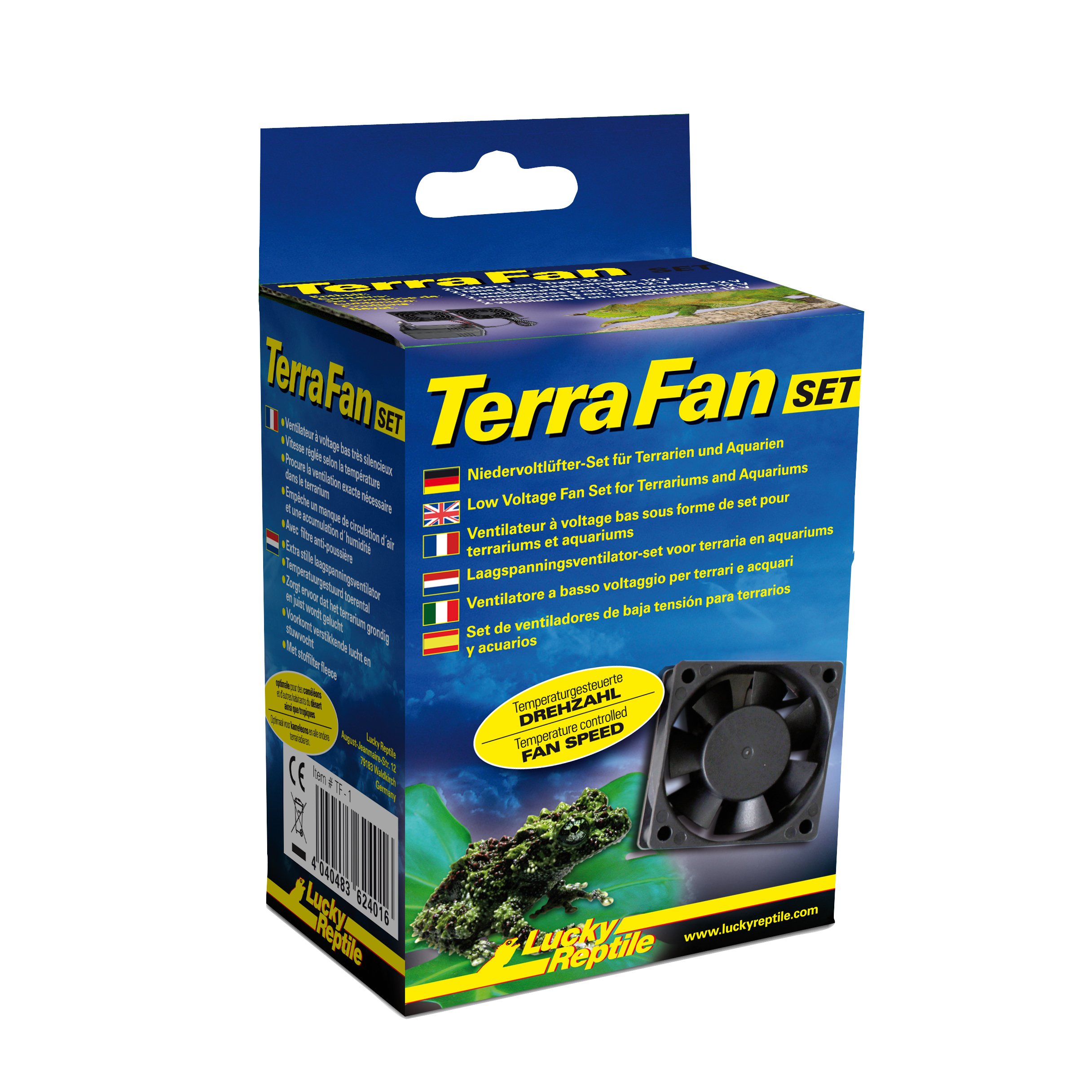 Lucky Reptile TF-1 Terra Fan Ventilation Set for Terrariums