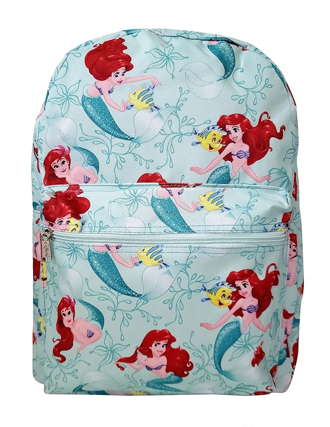 Disney Little Mermaid Princess Ariel & Flounder 16'' IN Backpack Review