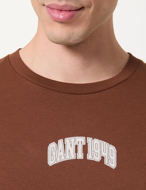 Maglietta Graphic SS, Marrone Mogano, M