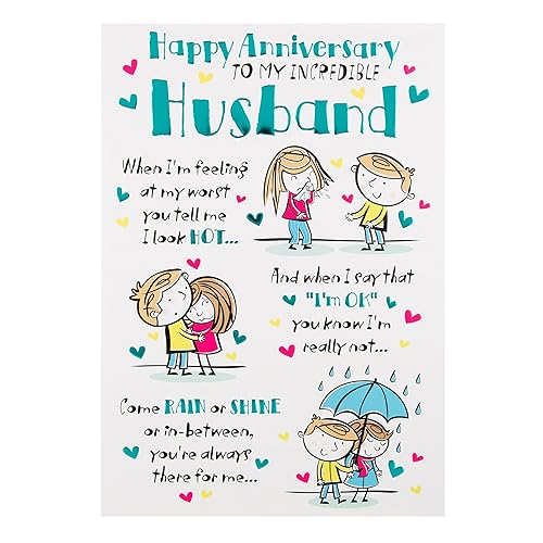 Hallmark Anniversary Card For Husband 'All We've Shared' Medium