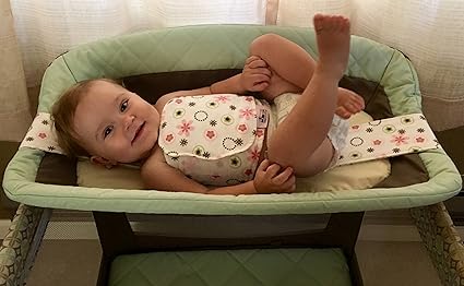 playette safe change portable changing table harness