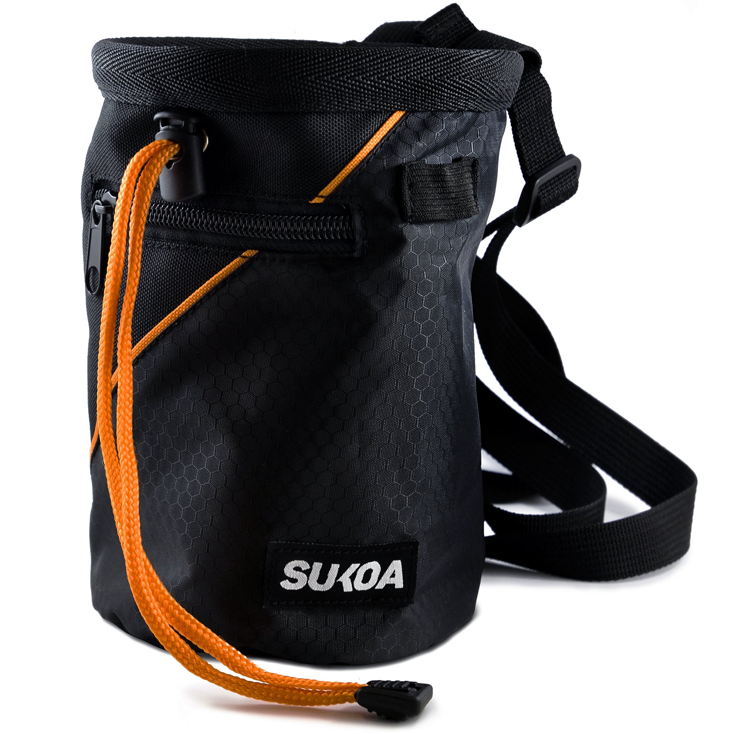 Sukoa Chalk Bag for Rock Climbing Bouldering Chalk Bag Bucket with