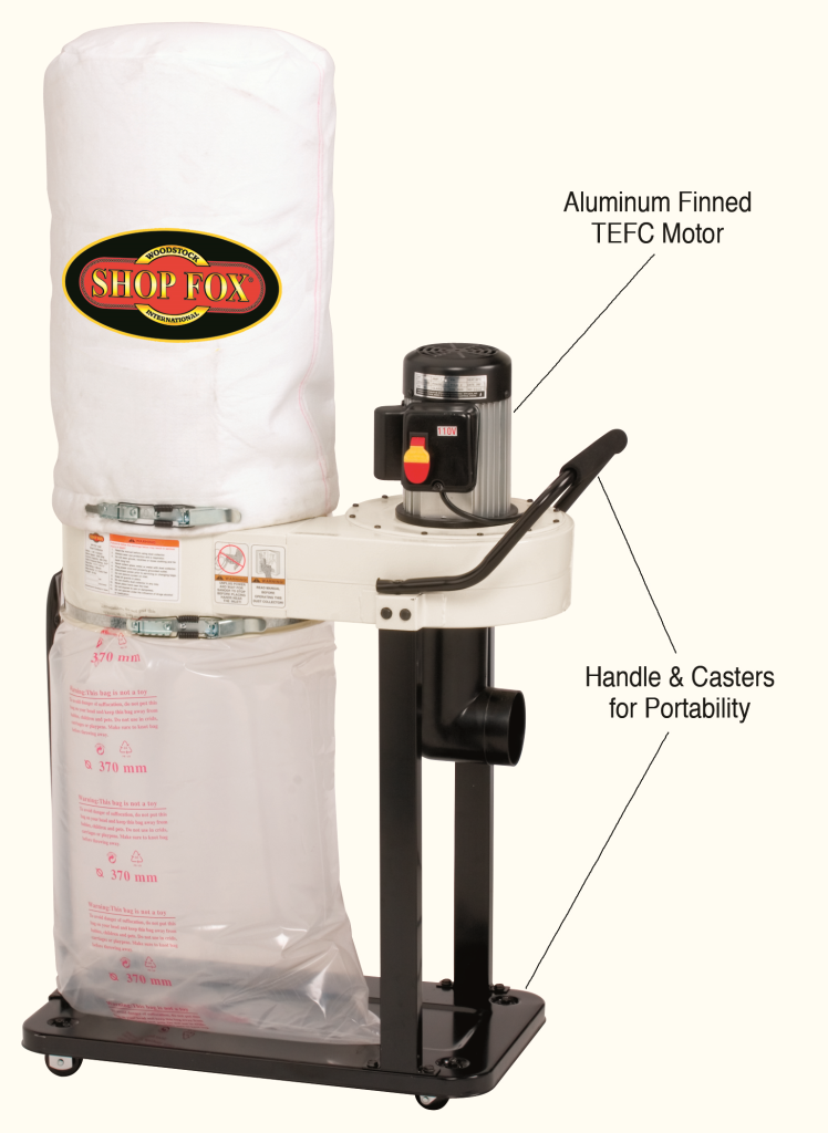 Shop Fox W1727 1 HP Dust Collector Amazon.ca Tools & Home Improvement