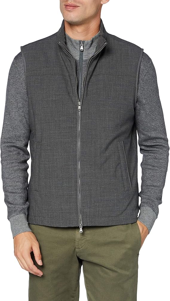 Hackett Men's Travel Wool Gilet Jacket, 945grey, XSmall Buy Online at Best Price in UAE