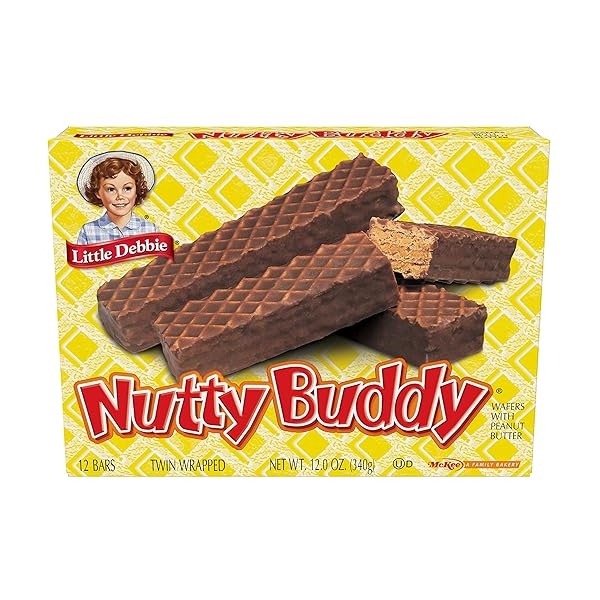 LITTLE DEBBIE NUTTY BARS, 12 COUNT