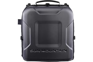 Sun Mountain Kube Golf Travel Bag - 2-Wheel Rolling System, Kube Folding Hard Shell for Easy Storage, Compact Protection & Travel Convenience