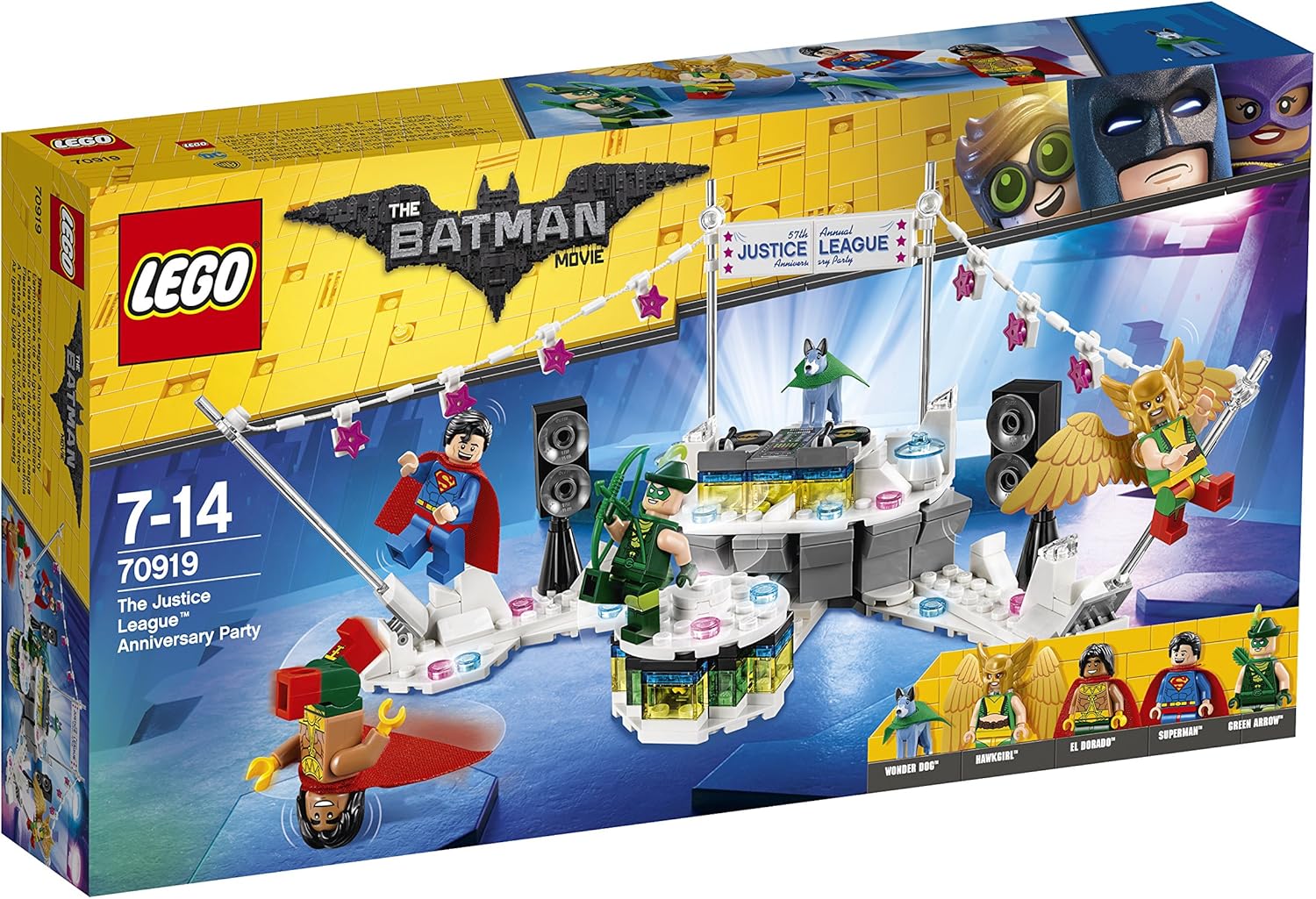 LEGO Batman Movie DC The Justice League Anniversary Party 70919 Playset