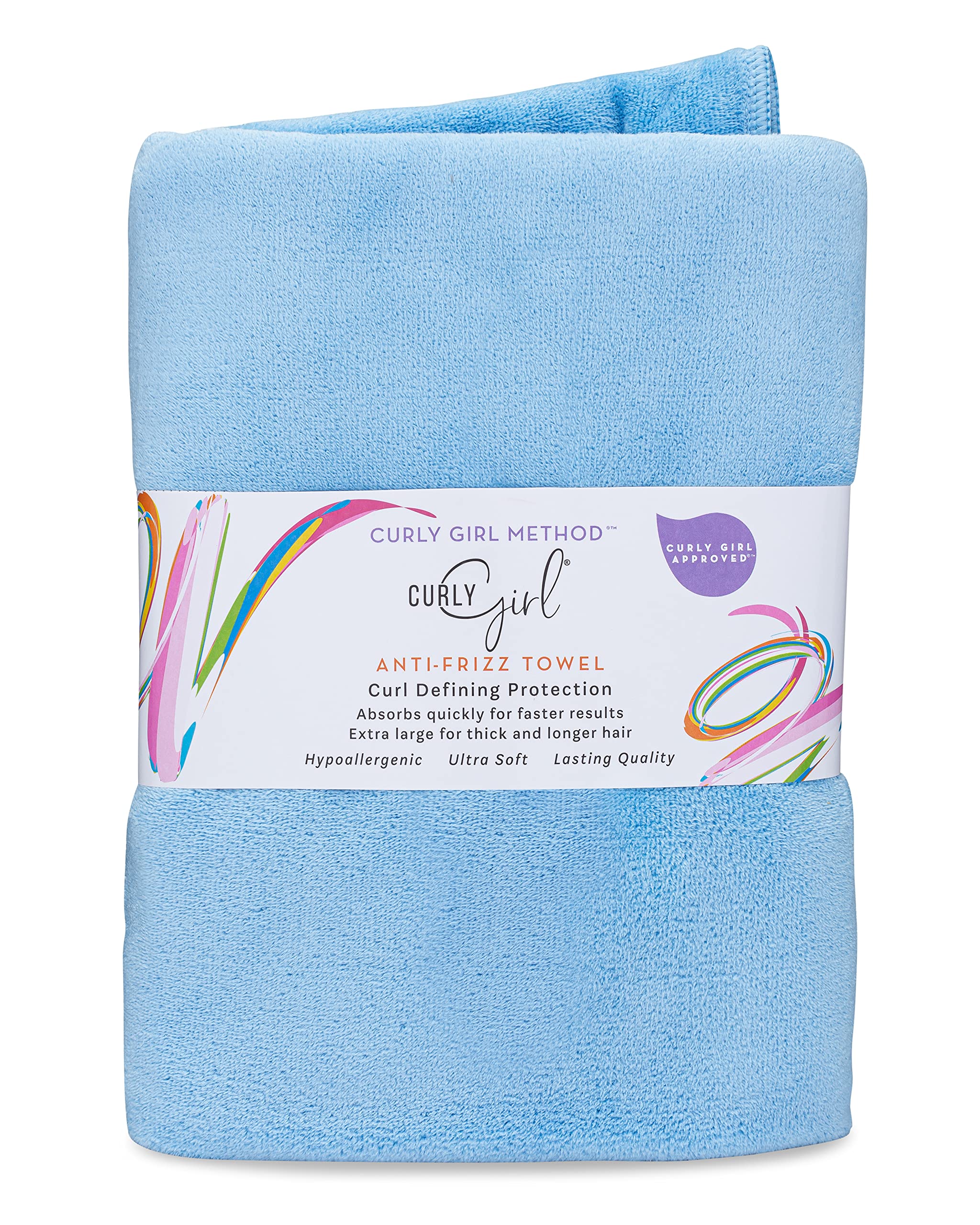 Extra Large Microfiber Hair Towel for Long Curly Thick Hair Quick Dry Extra Large Microfiber Hair Towel - 42 x 22 - Anti-Frizz  main image 4