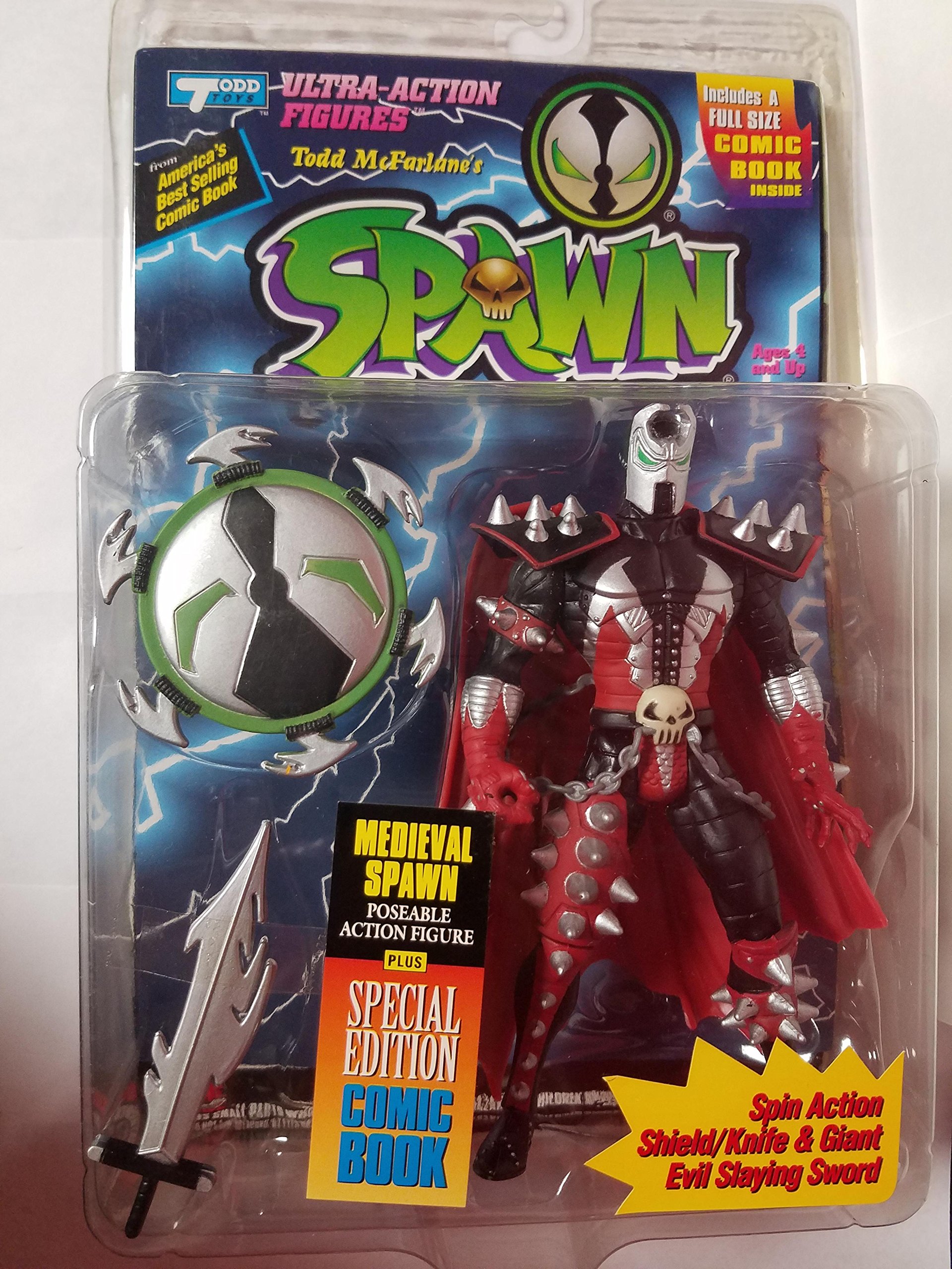 Medieval Spawn action figure (1994 Mcfarlane Toys)