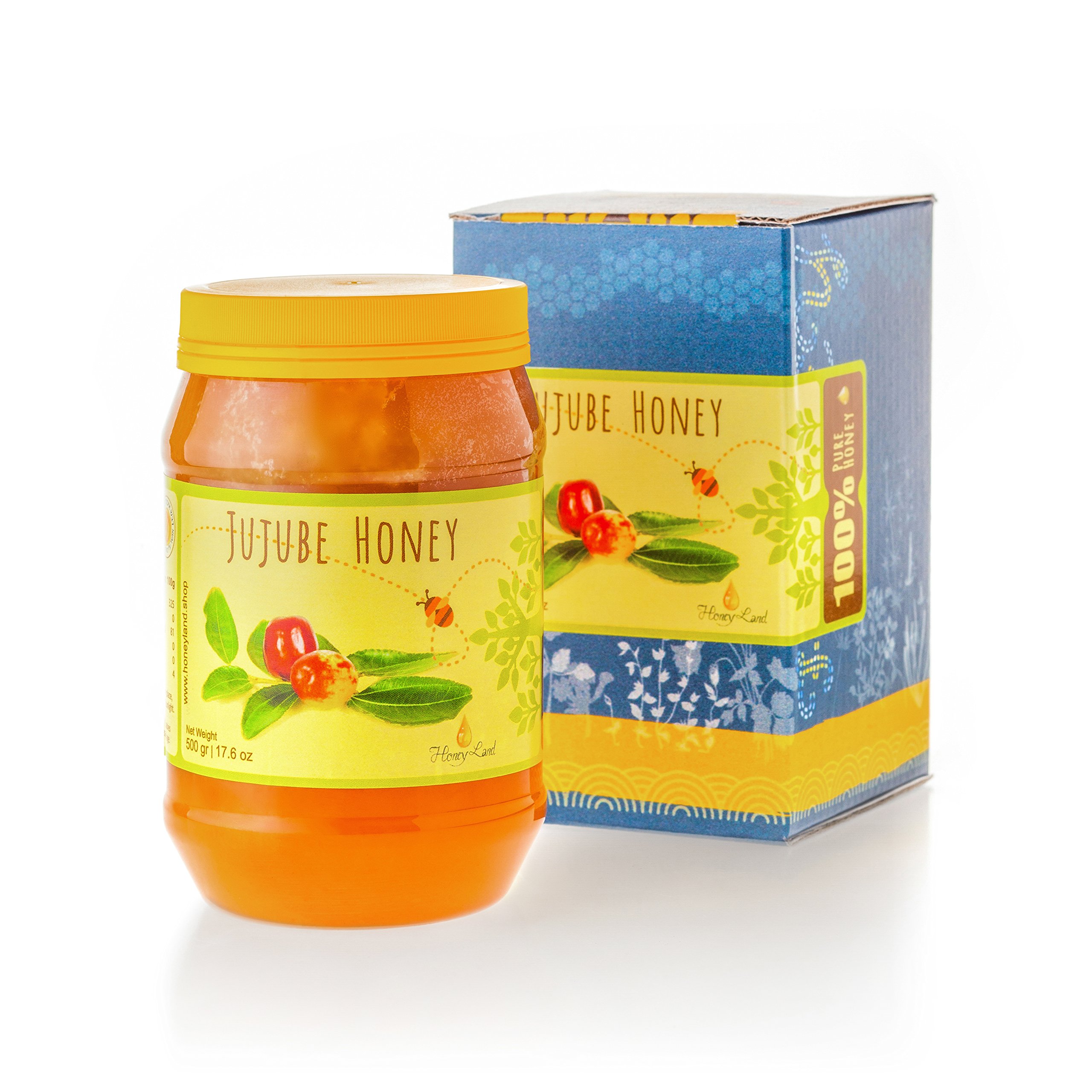 Honey Land 100 Pure Raw Unheated Jujube Honey Kosher From the Nectar