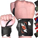 AQF Power Wrist Wraps Pair Grey Camo One Size Fits All