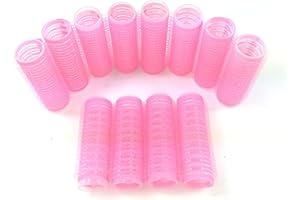 Small Size Hair Rollers Curlers Self Grip Holding Rollers Hairdressing Curlers Hair Design Sticky Cling Style For DIY Or Hair Salon By Kamay's (Gripping Sticky Rollers 20mm 7/8" 12PCS) Random Color