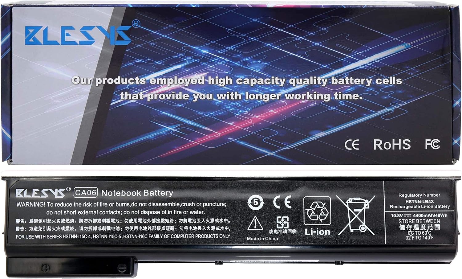 BLESYS CA06XL Laptop Battery for HP ProBook 640 G1 645 G1 650 G1 655 G1 fit hp Spare 718754-001 718755-001 718756-001 718757-001 718676-141 HSTNN-IB4X LB4Z DB4Y LB4X HSTNN-LB4Y CA06 CA09 battery