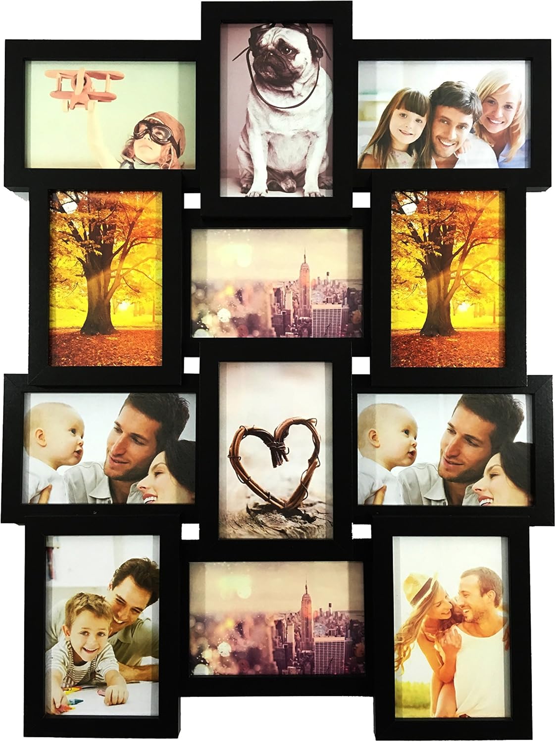 BestBuy Frames 124x6Inch Multiple Opening Wall Hanging Collage